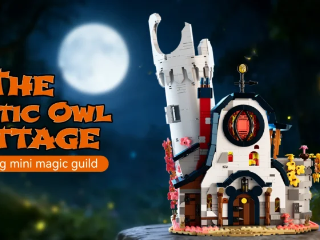 Detailed Mystic Owl Cottage CR003 brick-built fantasy house