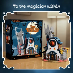 Mystic Owl Cottage building set CR003 with moonlit fantasy design
