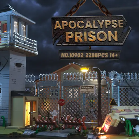 Guard watchtower on the 10902 prison outpost model